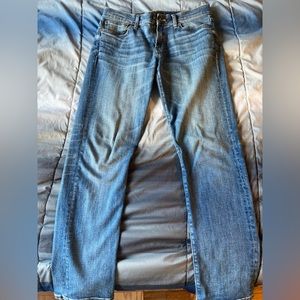 Madewell medium wash denim jeans, slim fit 32/32